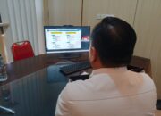 Perkuat Akuntabilitas dan Kinerja, Kalapas Ampana Ikuti Rapat Analisis dan Evaluasi Secara Virtual