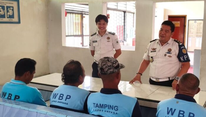 Perkuat Pembinaan dan Pengawasan, KPLP Lapas Ampana Edukasi WBP Curvei Luar Lapas Demi Mewujudkan Keamanan yang Kondusif