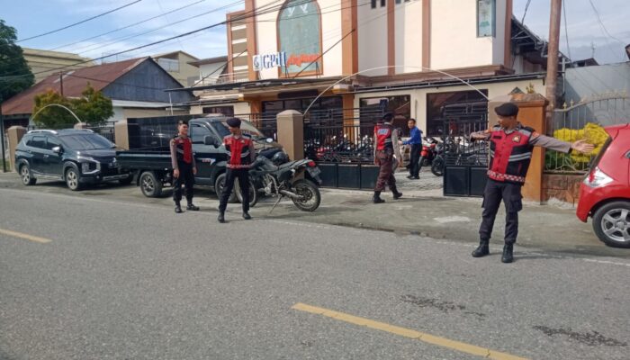 Patroli Ibadah Minggu, Sat Samapta Polres Touna Pastikan Situasi Gereja di Ratolindo Aman dan Kondusif