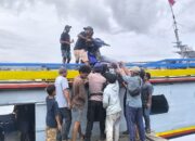 Program Polisi Penolong, Satpolairud Polres Touna Sambangi Masyarakat Pesisir Desa Labuan