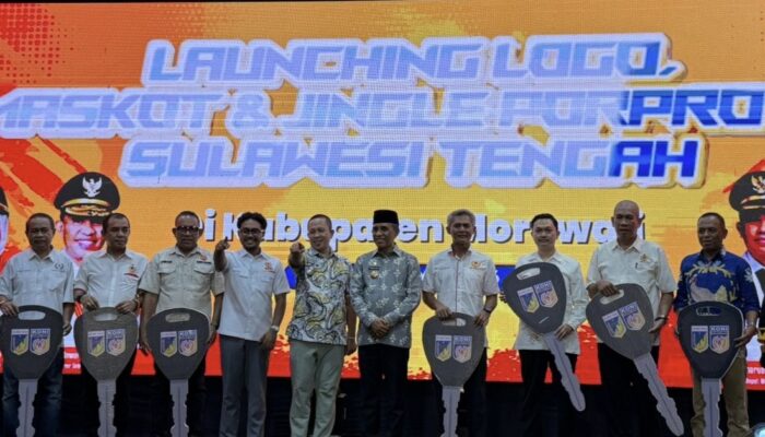 KONI Touna Terima Bantuan 1 Unit Mobil Operasional dari Pemrov Sulteng