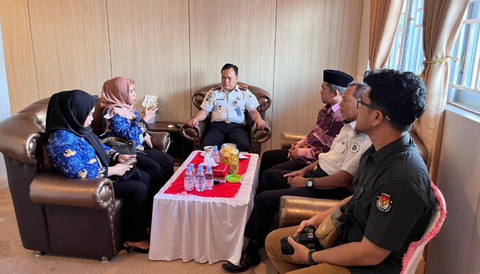 Lapas Ampana Terima Kunjungan KPU Touna Dalam Rangka Koordinasikan PDPB