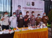 Perkuat Sinergi Penegak Hukum, Kalapas Ampana Hadiri Pemusnahan Barang Bukti di Kejari Touna
