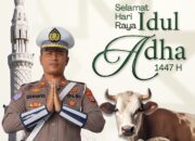 Kasat Lantas beserta Anggota dan Bhayangkari Mengucapkan Selamat Hari Raya Idul Adha 1447 Hijriah