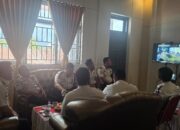 Kalapas Ampana Bersama Jajaran Pejabat Struktural Ikuti Rapat Monitoring dan Evaluasi Kinerja Pemasyarakatan Secara Daring