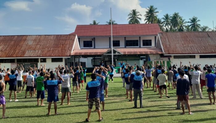Jumat Sehat Penuh Semangat, Lapas Ampana Perkuat Kebugaran dan Kebersamaan WBP Melalui Senam Pagi Bersama