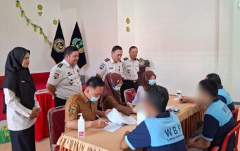 Wujud Nyata Kepedulian Terhadap Kesehatan dan Kemanusiaan, Lapas Ampana Gelar Skrining HIV/AIDS Untuk Warga Binaan