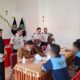 Kalapas Ampana didampingi Kasi Binadik/Giatja, KPLP dan Kasubsi Perawatan saat meninjau langsung kegiatan Skrining HIV/AIDS bagi WBP. Foto: Humas