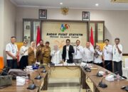 Perkuat Sinergi Penanganan Kemiskinan di Daerah, Wabup Surya Audiensi Dengan Kepala BPS Sulteng