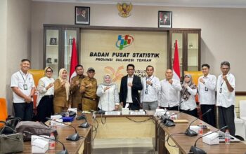 Perkuat Sinergi Penanganan Kemiskinan di Daerah, Wabup Surya Audiensi Dengan Kepala BPS Sulteng