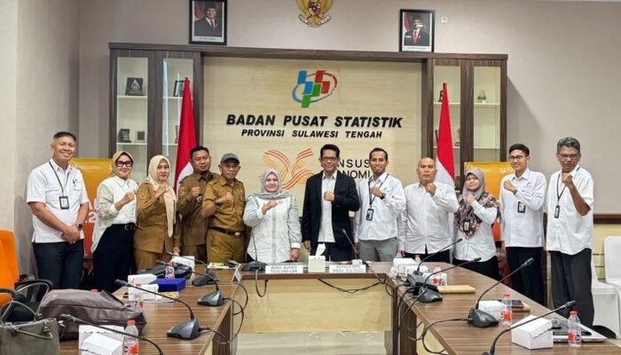 Perkuat Sinergi Penanganan Kemiskinan di Daerah, Wabup Surya Audiensi Dengan Kepala BPS Sulteng