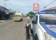 Pastikan Kamseltibcarlantas Kondusif, Sat Lantas Polres Touna Gencarkan Blue Light Patrol