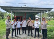 Perkuat Keamanan Desa, Kapolsek Ampana Kota Cek Kesiapan Pos Satkamling Sintuvu Raya