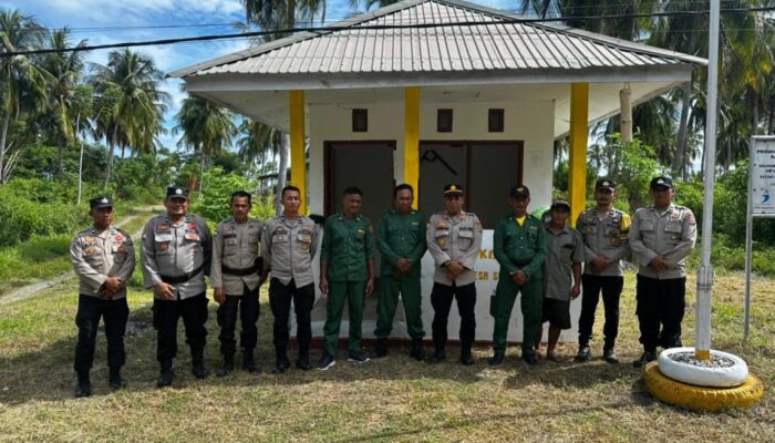 Perkuat Keamanan Swakarsa, Sat Binmas Polres Tojo Una-Una Nilai Pos Satkamling Desa Sabo