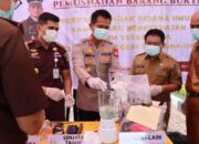 Sinergi Penegak Hukum, Kapolres Touna Hadiri Pemusnahan Barang Bukti 23 Perkara Pidana di Kejari