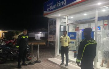 Jamin Keamanan Warga di Jam Rawan, Satsamapta Polres Touna Intensifkan Patroli Blue Light