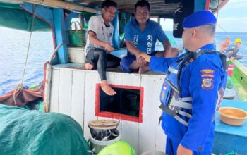 Jaga Keselamatan Pelayaran, Satpolairud Polres Touna Intensifkan Patroli Perairan Ampana