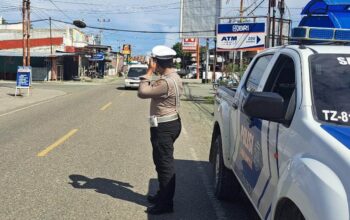 Blue Light Patrol Satlantas Polres Touna Sasar Titik Rawan Balap Liar dan Kemacetan