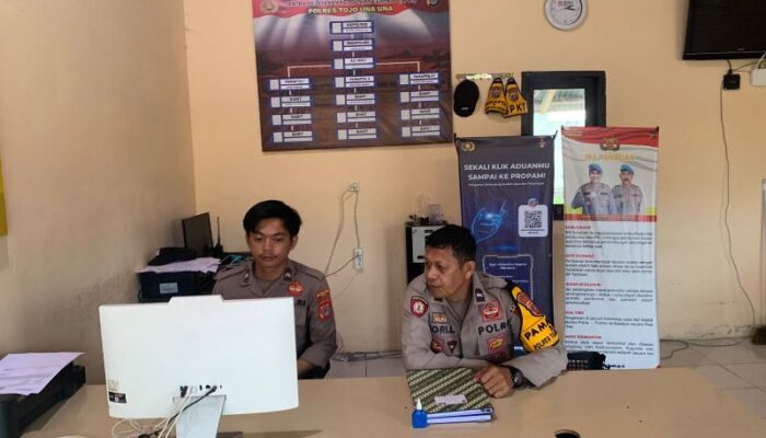 SPKT Polres Tojo Una-Una Maksimalkan Pelayanan Kepolisian kepada Masyarakat