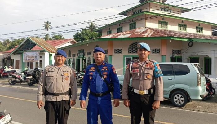 Wakapolres Touna Turun Lapangan Awasi Pengamanan Sholat Idul Adha