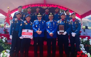Bupati Ilham Lawidu Apresiasi Damkarmat Touna Raih Juara II lomba Survival