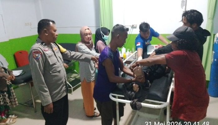 Lansia Ditabrak Motor di Jalan Trans Sulawesi Matako, Korban Alami Luka Berat