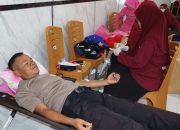 Peringati Hari Bhayangkara ke-80, Polres Tojo Una-Una Gelar Aksi Donor Darah