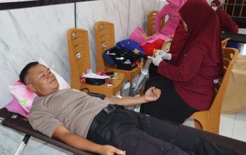 Peringati Hari Bhayangkara ke-80, Polres Tojo Una-Una Gelar Aksi Donor Darah
