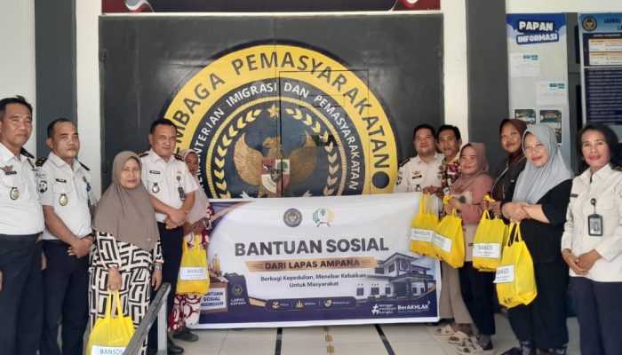 Tebar Kepedulian, Lapas Ampana Hadirkan Harapan Melalui Bantuan Sosial Untuk Keluarga Warga Binaan