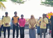 Bupati Ilham Lawidu Lepas Jalan Santai Peringati HUT IBI ke-75 dan Hari Bhayangkara ke-80