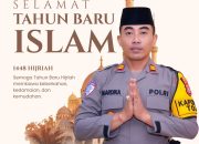 Kapolsek Tojo beserta Anggota dan Bhayangkari Mengucapkan Selamat Tahun Baru Islam 1 Muharram 1448 Hijriah