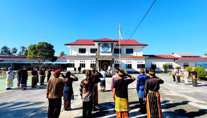Teguhkan Peran Keluarga Sebagai Fondasi SDM Unggul Menuju Indonesia Emas 2045, Lapas Ampana Gelar Upacara Peringatan Harganas Ke-33