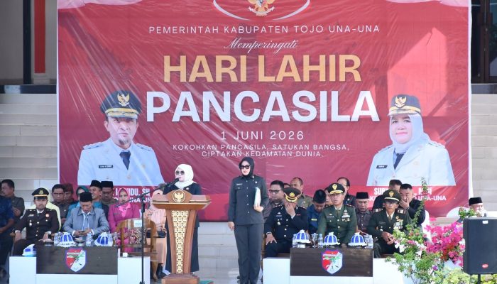 Peringati Hari Lahir Pancasila, Wabup Touna Ajak Masyarakat Teguhkan Komitmen Menjunjung Persatuan