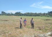 Dukung Swasembada Pangan, Polsek Ampana Kota Tinjau Lahan Jagung Milik Warga