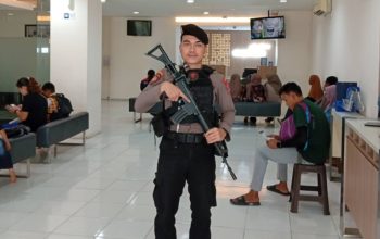 Tingkatkan Keamanan Sektor Keuangan, Polres Touna Siagakan Personel di Perbankan