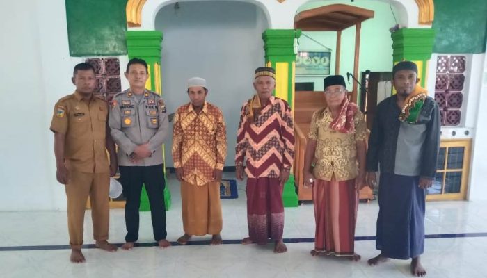 Jalin Sinergi Pasca-Dilantik, Kapolsek Ampana Tete yang Baru Ajak Kades dan Tokoh Agama Jaga Kamtibmas