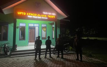Jaga Kamtibmas, Satsamapta Polres Tojo Una-Una Gelar Patroli Blue Light di Ampana