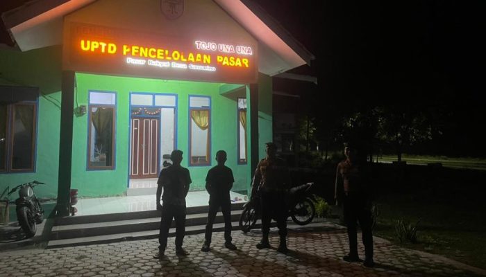 Jaga Kamtibmas, Satsamapta Polres Tojo Una-Una Gelar Patroli Blue Light di Ampana