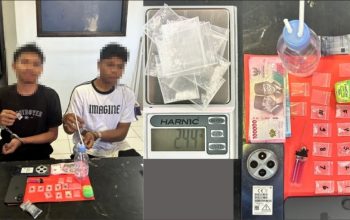 Dua Pemuda di Touna Ditangkap, Polisi Amankan Sabu 2,44 Gram