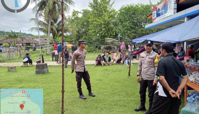 Patroli Dialogis Polsek Una Una Perkuat Sinergi Jaga Kamtibmas di Wakai