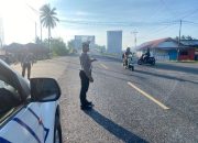 Satlantas Polres Touna Gelar Blue Light Patrol, Arus Lalu Lintas Kota Ampana Terpantau Lancar