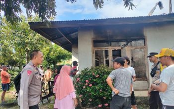 Polres Touna Amankan Pria yang Diduga Bakar Rumah Ayahnya di Bailo