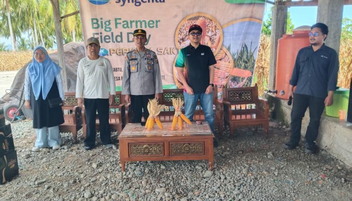 Kapolsek Ampana Tete Dukung Peningkatan Produksi Jagung