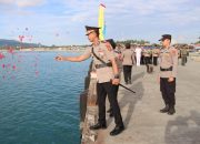 Hari Bhayangkara ke-80, Polres Touna Gelar Upacara Tabur Bunga