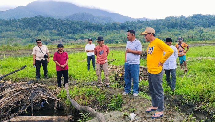 Perkuat Infrastruktur Pertanian, Bupati Ilham Lawidu Tinjau Lokasi Perencanaan Pembangunan Irigasi dan Normalisasi Sungai di Desa Mpoa