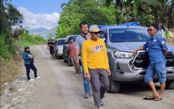 Bupati Ilham Lawidu Tinjau Jalan Penghubung di Dataran Bulan, Bukti Hadirnya Pemerintah Di Tengah Masyarakat