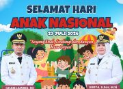 Bupati dan Wakil Bupati Touna Mengucapkan Selamat Hari Anak Nasional 2026