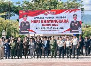 Perkuat Sinergitas Antar APH, Lapas Ampana Hadiri Upacara dan Syukuran HUT Bhayangkara Ke-80