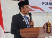 Hadiri Upacara dan Syukuran Hari Bhayangkara ke-80, Bupati Ilham Lawidu Apresiasi Dedikasi Jajaran Polres Touna Jaga Kamtibmas
