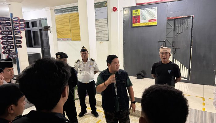 KA. KPLP  Lapas Ampana Berikan Penguatan Disiplin dan Profesionalisme Petugas Pengamanan
